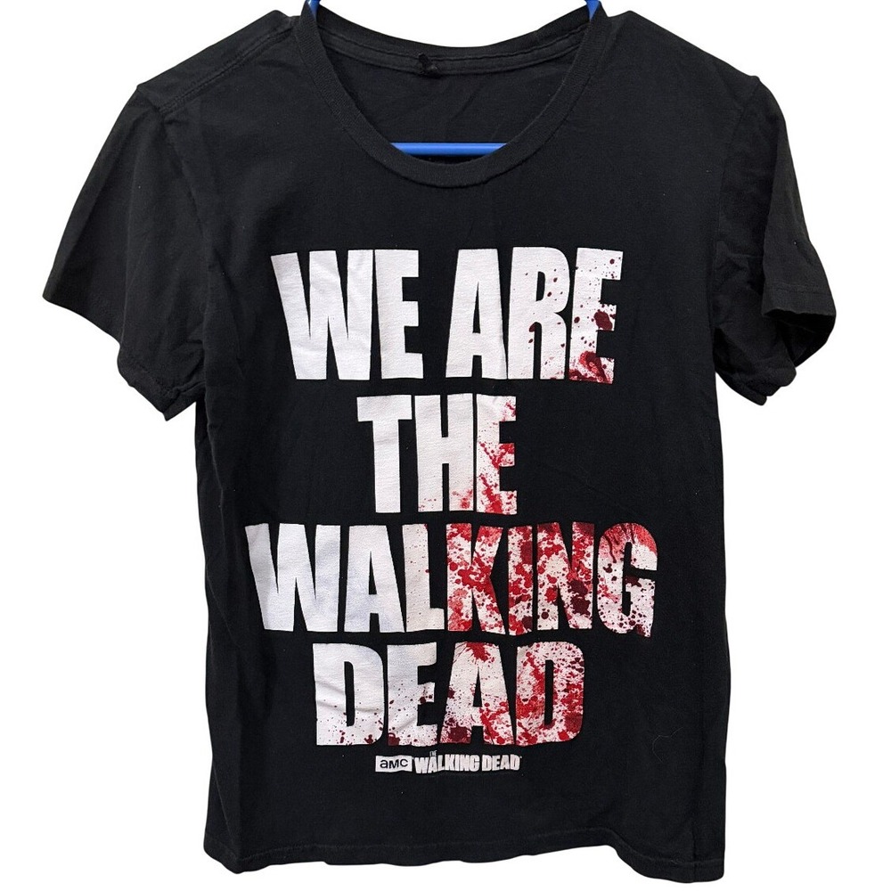 AMC The Walking Dead Shirt XS Black We Are The Walking Dead Graphic Tee Horror